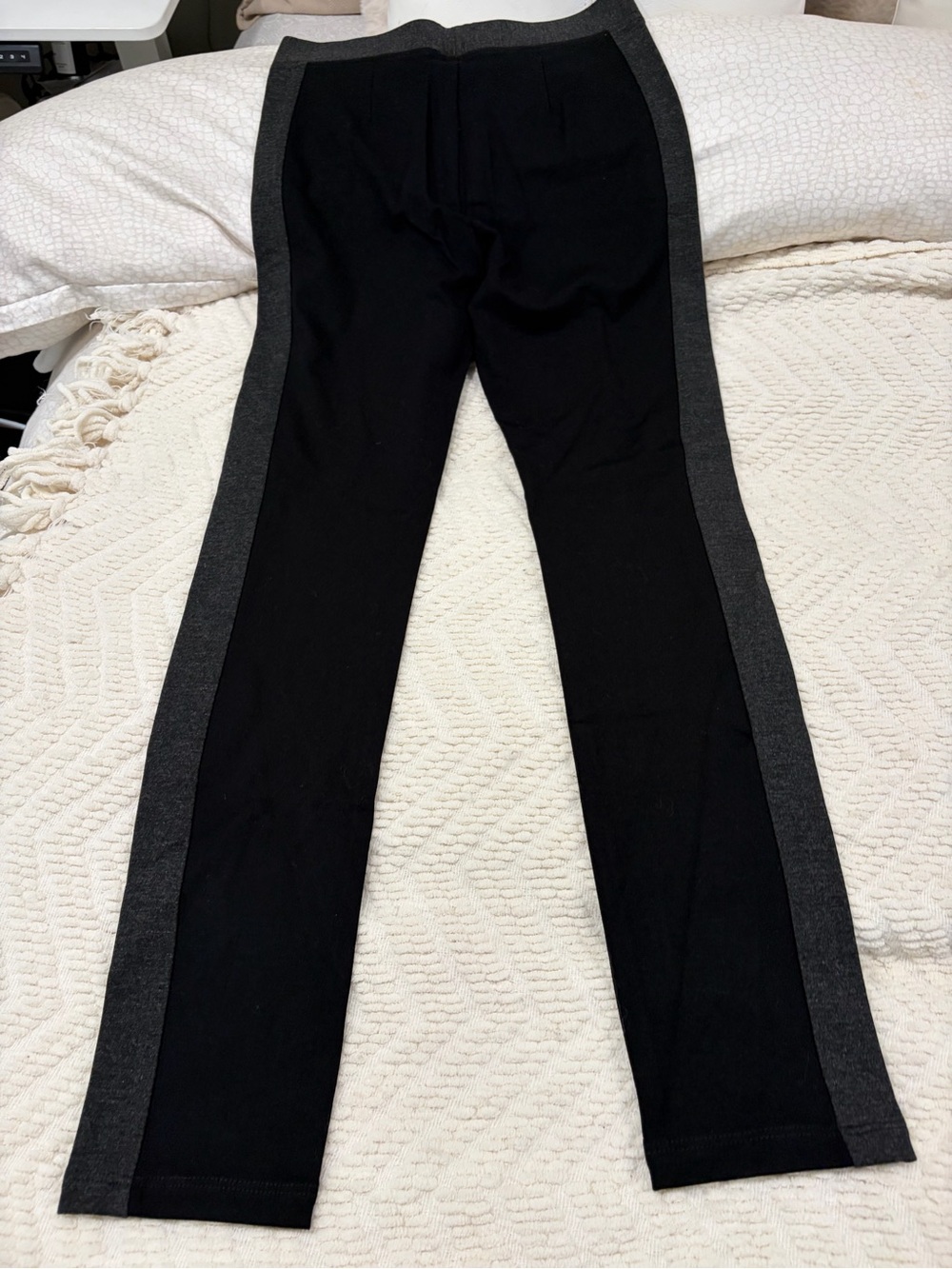 NYDJ Black Leggings with Purple Accents